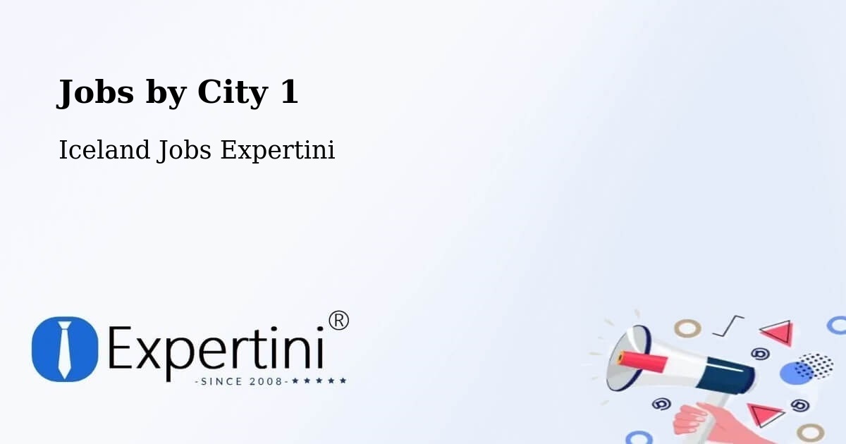 City Jobs in Iceland - Expertini